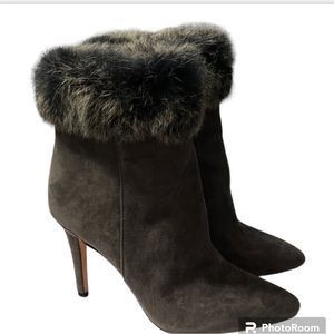 Suede Heel Boots!NWT!